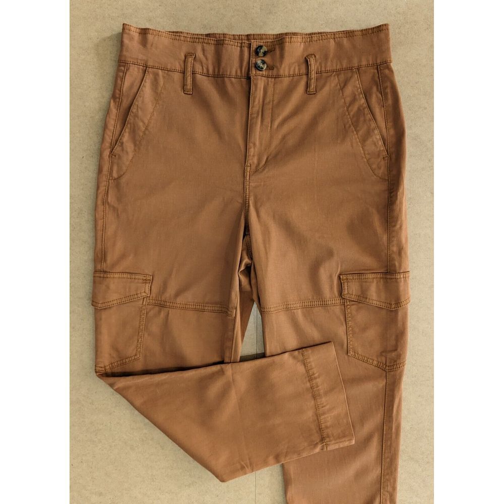 Cabi High Rise Cargo Pants Camel Brown Style 6045 Size 4‎